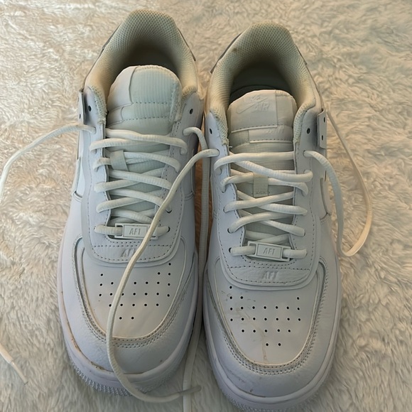 Nike Shoes - Nike Air Force 1 Shadow Triple White Women C10919-100 Size 10